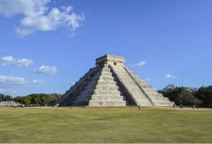 Ancient Maya pyramid