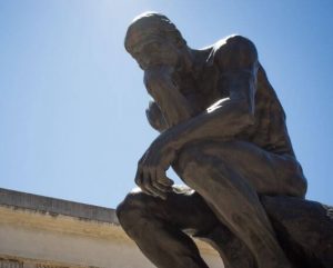 Rodins Thinking man