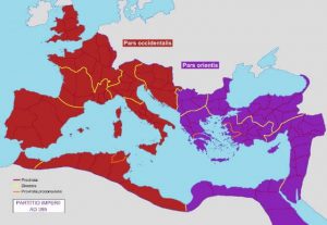 East and West Roman Empire
