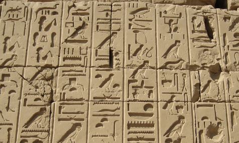 Ancient Egypt hieroglyphics